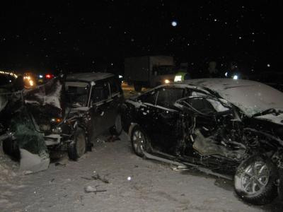 В ДТП на Солотчинском шоссе погибла женщина и три человека пострадали